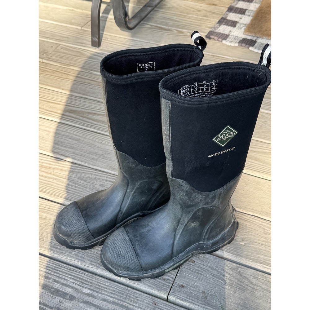 Muck Boot Co Arctic Sport ST Men 10 Steel Toe Waterproof Insulated Work Boots EH